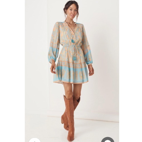 Spell & Gypsy juniper play dress eggshell blue| S - Picture 4 of 16